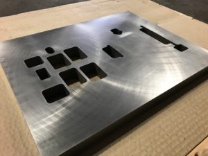 Water Jet cut steel stripper plate