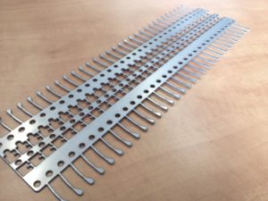 Water Jet cut development strip for customer